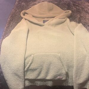 Life Is Good Light Green Hooded Sweater
